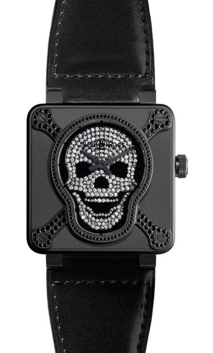 Bell and ross BR0192-AIRBOR-LGD BR 01 Skull 415 Airborne Diamond watch price